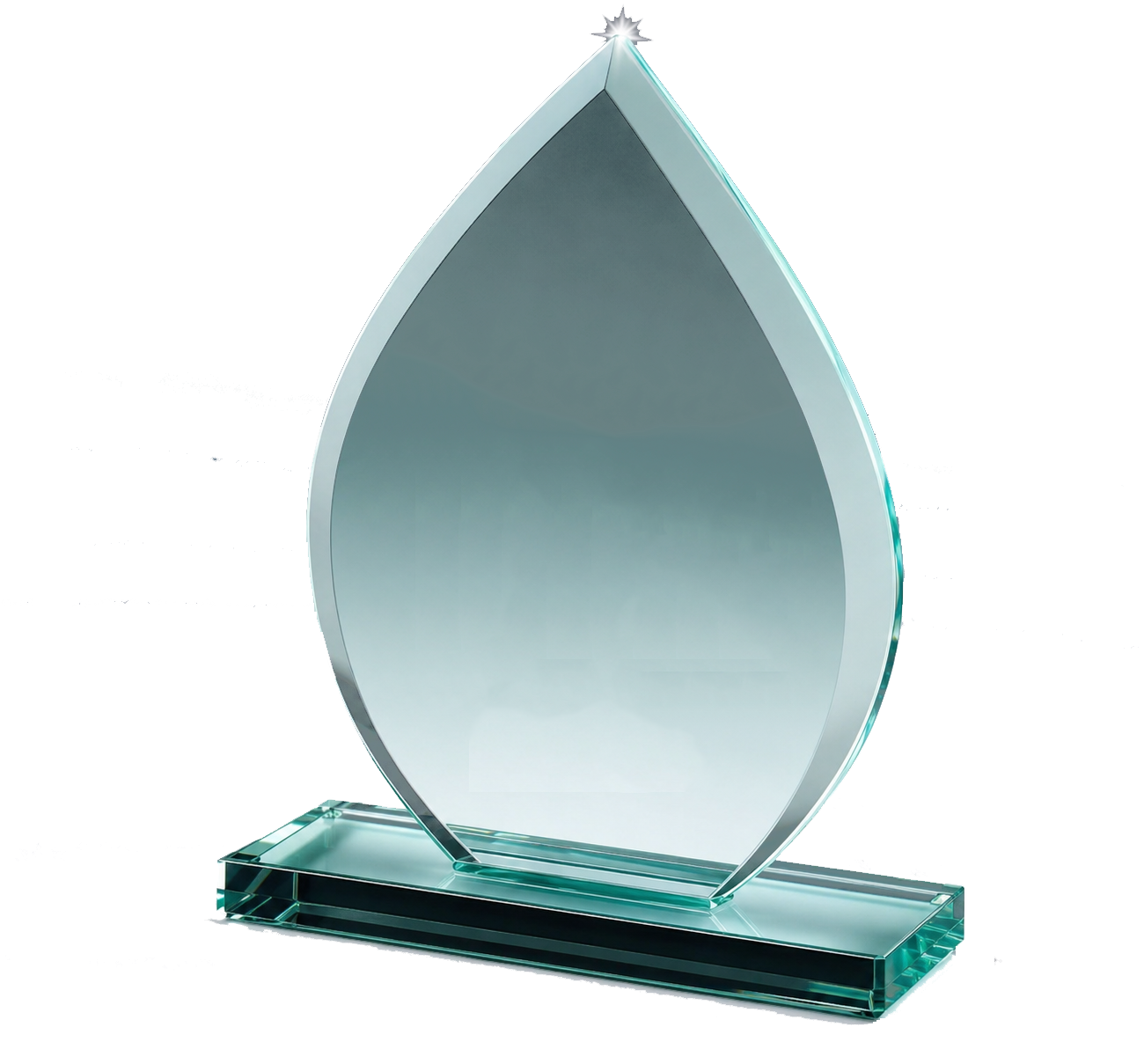 Tear Drop Jade Glass 210 mm JGC-32