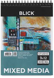 Blick Studio Mixed Media Pad - 9" x 12", 60 Sheets