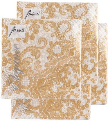 Napkin 33 Elegance Lace Gold FSC Mix 20 PC