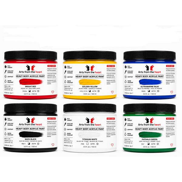 AFTH Heavy Body Acrylic Paint Phthalo Blue 3.5 oz – Arts from the Heart SXM