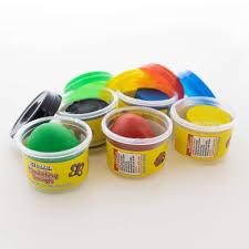 1 oz Multicolor Modeling Dough PRIMARY  (5/pack)