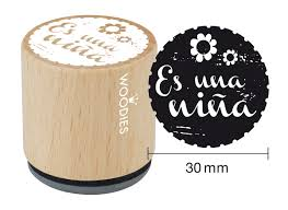 Woodies stamp Es una ni√±a