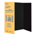 36" x 48" Black Tri-Fold,Corrugated Presentation,Board.