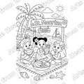 Assorted Design 08 Pre-Drawn Sip & Paint Canvas, 5x7 – Arts from the Heart SXM
