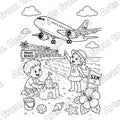 Assorted Design 15 Pre-Drawn Sip & Paint Canvas, 5x7 – Arts from the Heart SXM