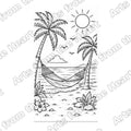 Assorted Design 33 Pre-Drawn Sip & Paint Canvas, 5x7 – Arts from the Heart SXM