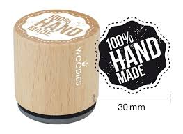 Woodies stamp 100% HANDMADE