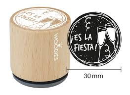 Woodies stamp Es la fiesta