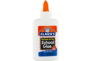 Elmer's Washable, No Run School Glue-4oz