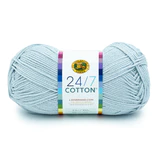 Lion Brand 24/7 Cotton Yarn COOL GREY