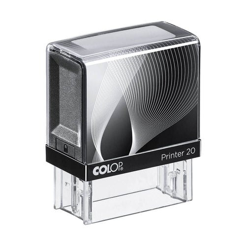 Colop  Printer 20 ; Blue Pad,Self Inking Rubber Stamp ,38mm x 14mm