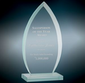 JGS42  8" Oval Jade Glass Award