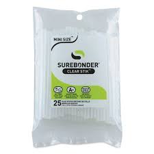Glue Sticks for Mini-Trigger Guns - 5/16" x 4", Pkg of 25