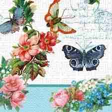 Napkin 33 A And Butterflies FSC Mix 20 PC