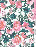 patterned paper - cp - mh - flourish - 12x12 - fragrant
