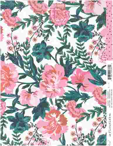 patterned paper - cp - mh - flourish - 12x12 - fragrant