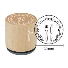 Woodies stamp Invitation  (couvert) *