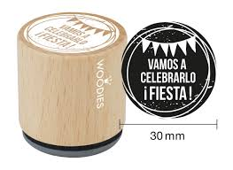 Woodies stamp Vamos a celebrarlo!Fiesta!