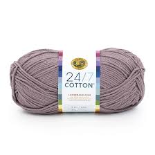 Lion Brand 24/7 Cotton Yarn-Vintage Lilac