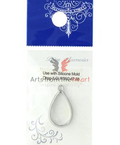 Resinate Charm Frame Drop Large Silver