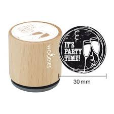 Woodies stamp It's party time