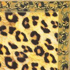 Napkin 33 Leopard Ornament FSC Mix 20 PC