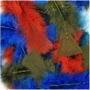 Turkey Flat Feathers 14 GM 4-6" Royal