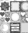 patterned paper - bb - black tie affair - 12x12 - formal