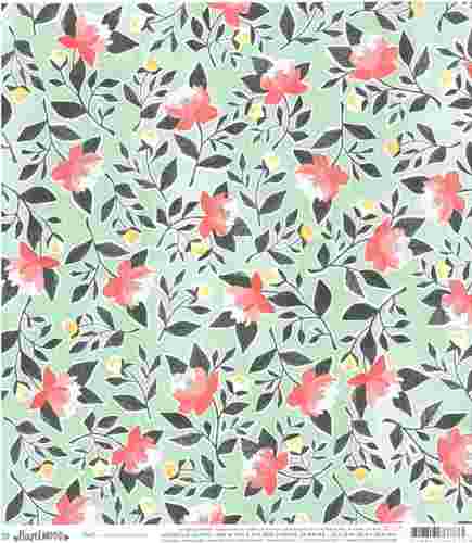 patterned paper - ac - 1c2 - hazelwood - 12x12 - hazelwood roses