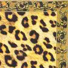 Napkin 33 Leopard Ornament FSC Mix 20 PC