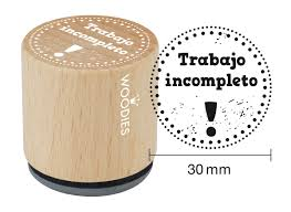 Woodies stamp Trabajo incompleto