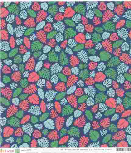 american crafts amy tangerine on a whim 12x12 paper let's leaf