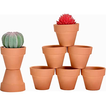 Terracotta Pots 3pc 2.625