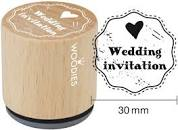 Woodies stamp Wedding invitation