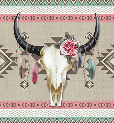 Napkin 33 Skull FSC Mix 20 PC