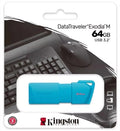 64GB USB 3.2 DataTraveler Exodia Neon Blue