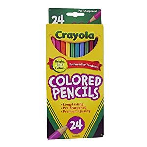 Crayola Colored Pencils-24/Pkg Long