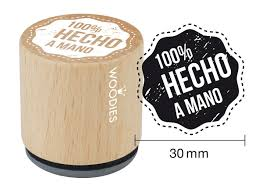 Woodies stamp 100% hecho a mano