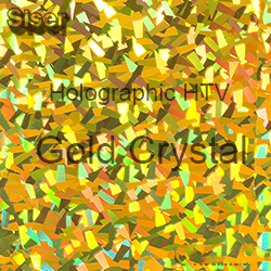 EasyWeed Holographic Gold Crystal 12'' x 20''