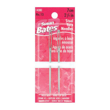 Susan Bates Steel Yarn Needles 2.75", Size 13 2/Pkg