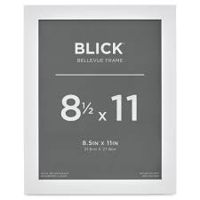 Blick Bellevue Frame - White, 8-1/2" x 11"