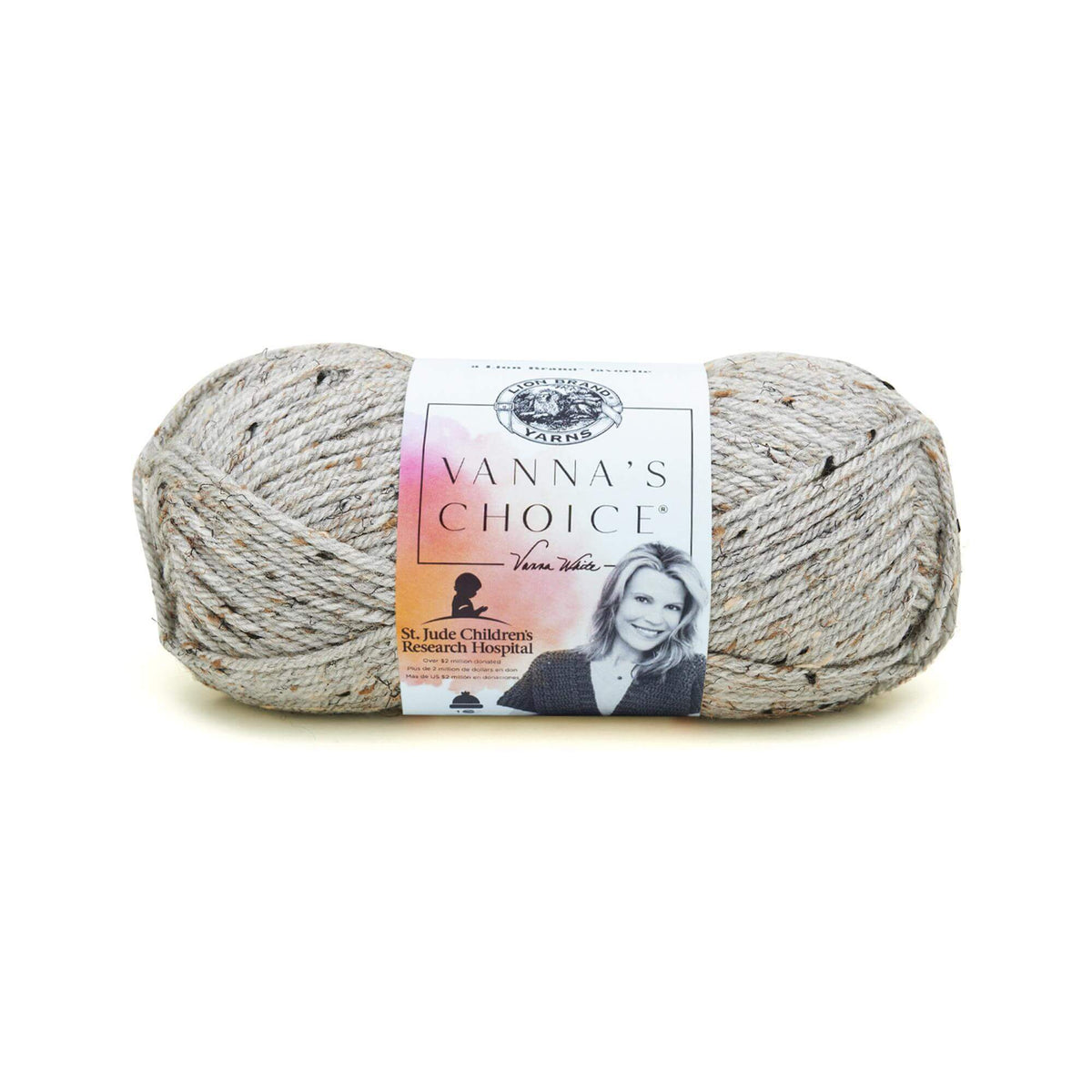 Lion Brand Vanna's Choice Yarn-Grey Marble – Arts from the Heart SXM