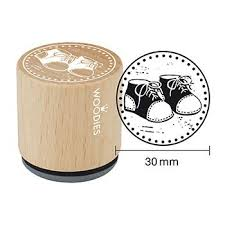 Woodies stamp Baby shoes
