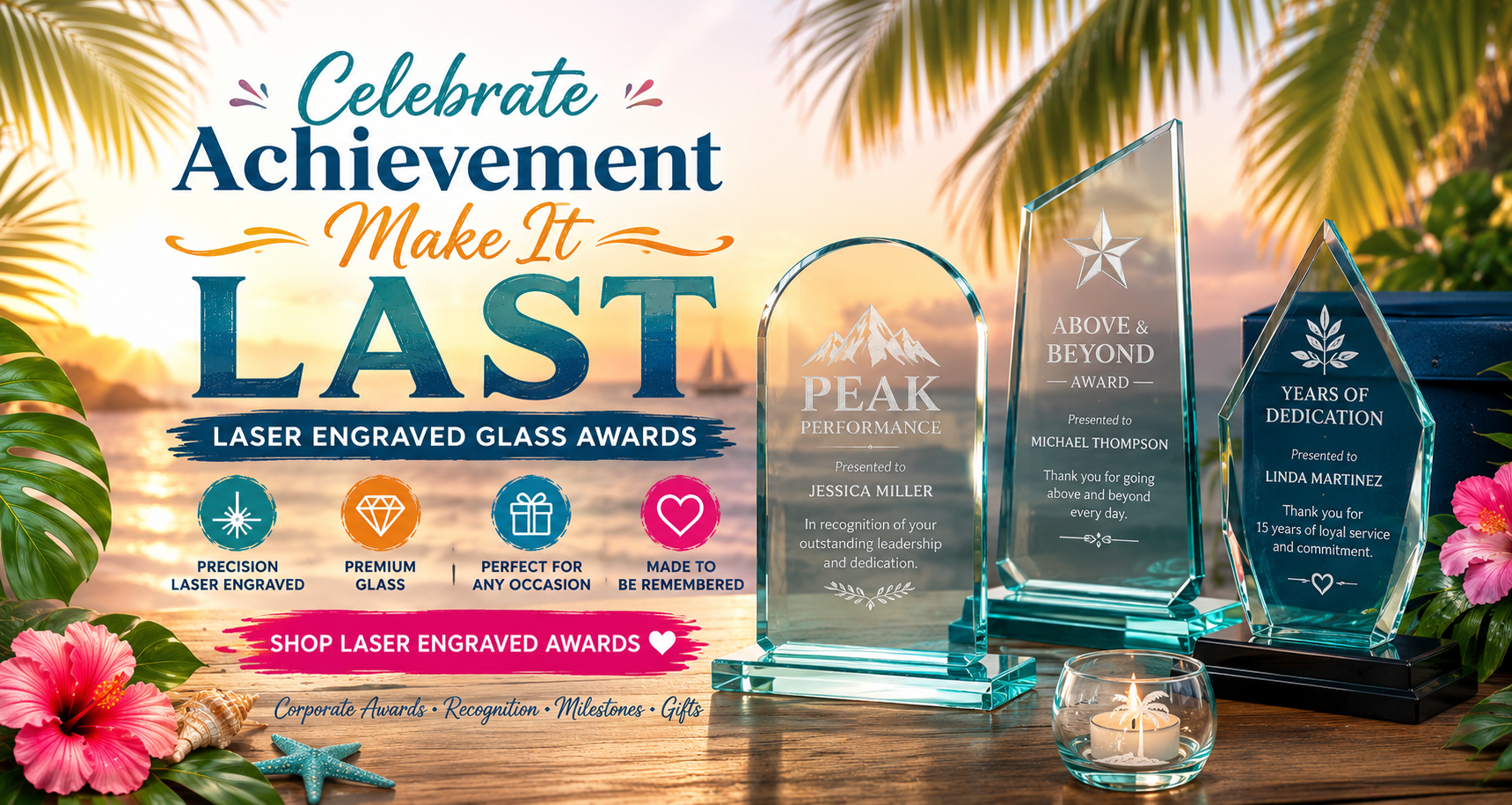 Recognize Greatness — trophies and medals for every occasion