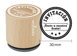 Woodies stamp Invitaci√≥n ¬°√önete a nuestra fiesta!