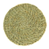 16” Woven Cattail Wreath, 1pc
