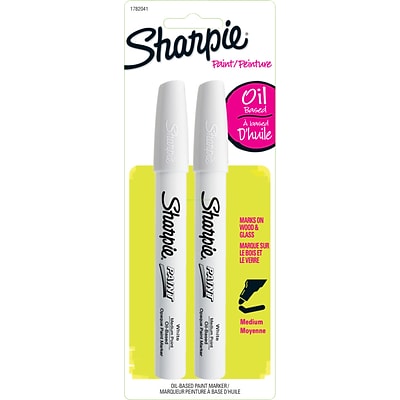 SHARPIE PAINT MED 2/CD WHITE