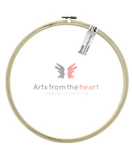Essentials By Leisure Arts Wood Embroidery Hoop 12" Bamboo