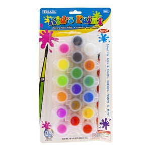 0.17 FL OZ (5 Ml) 18 Color Kid’s,Paint w/ Brush