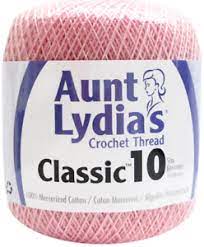 Aunt Lydia's Classic Cotton Crochet Thread Size 10  ORCHID